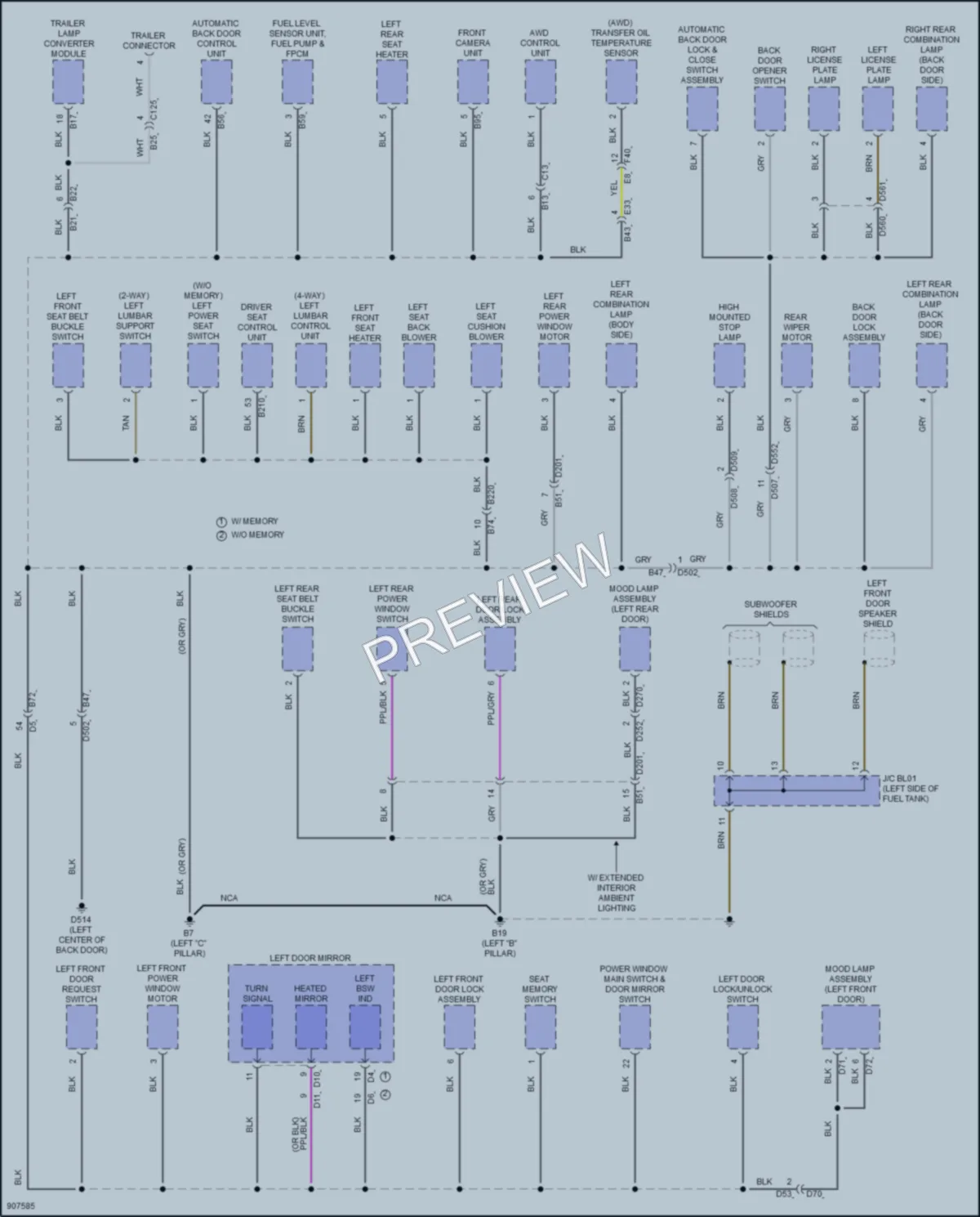 2025 Nissan Murano Ground Distribution wiring diagram preview