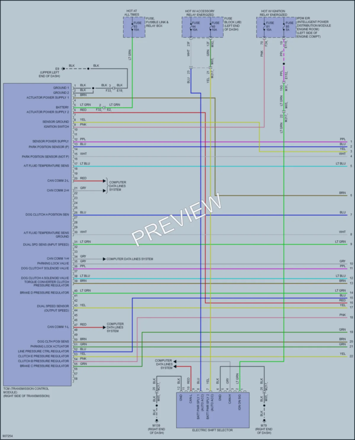 2025 Nissan Murano Transmission wiring diagram preview
