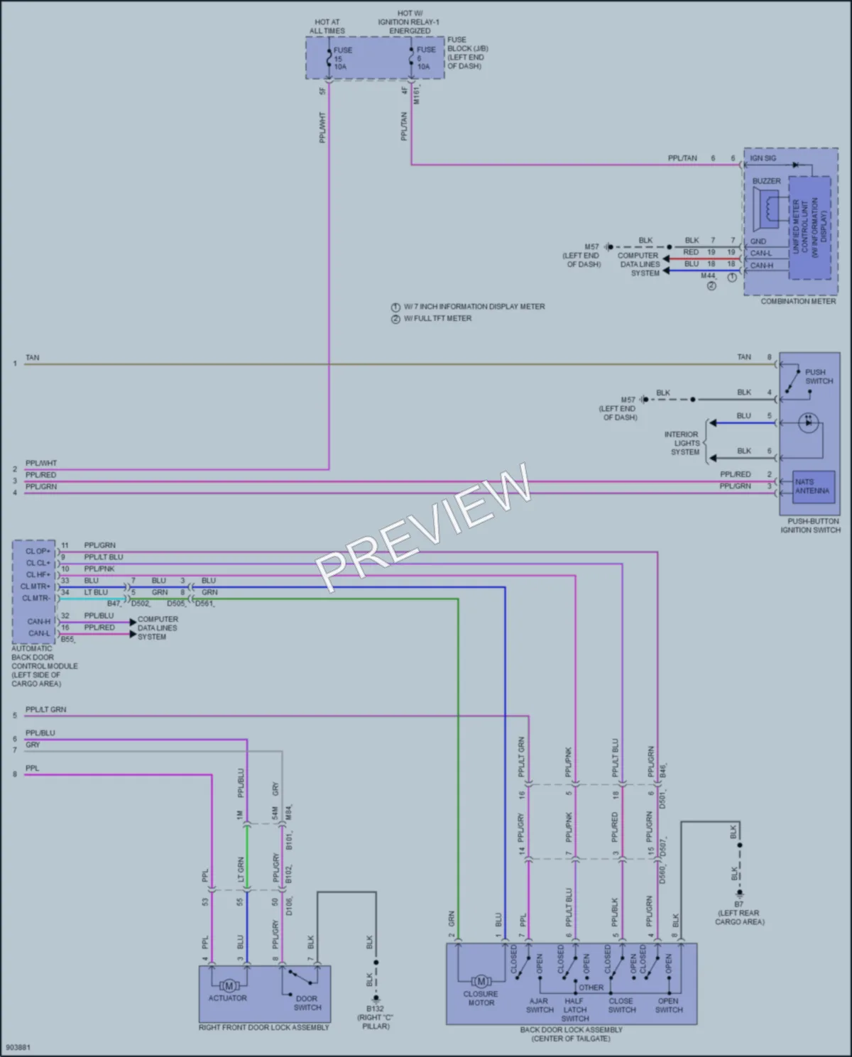 2025 Nissan Pathfinder Anti Theft wiring diagram preview