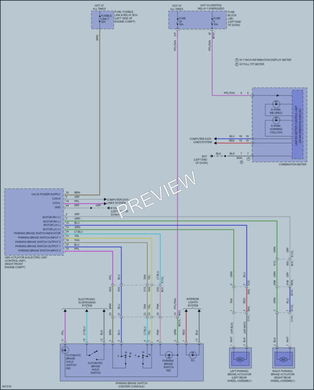 2025 Nissan Pathfinder Shift Interlock wiring diagram preview