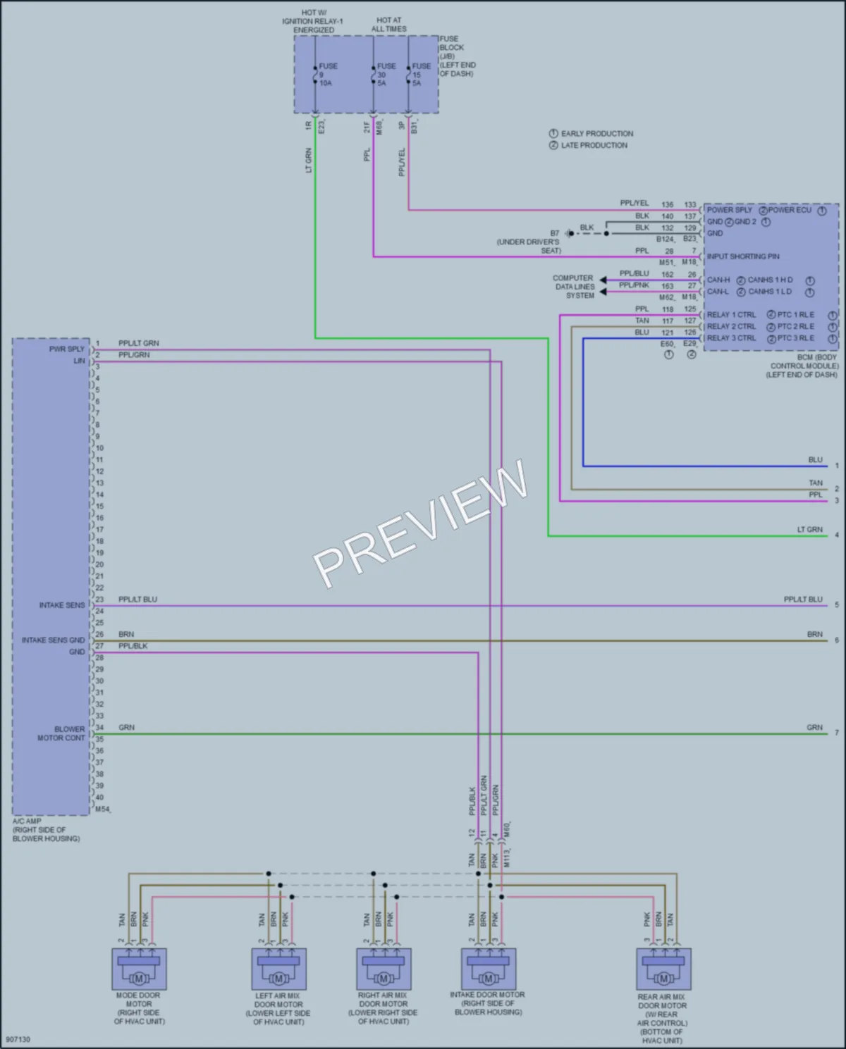 2025 Nissan Rogue Air Conditioning wiring diagram preview