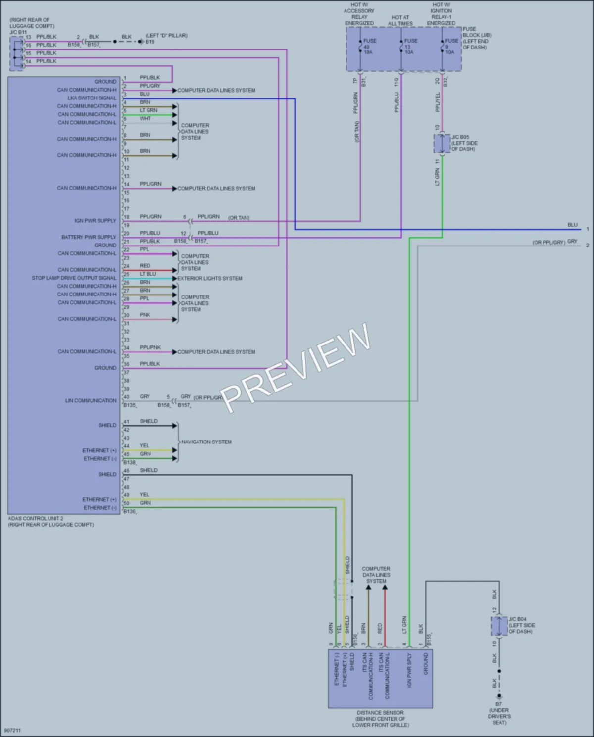 2025 Nissan Rogue Cruise Control wiring diagram preview