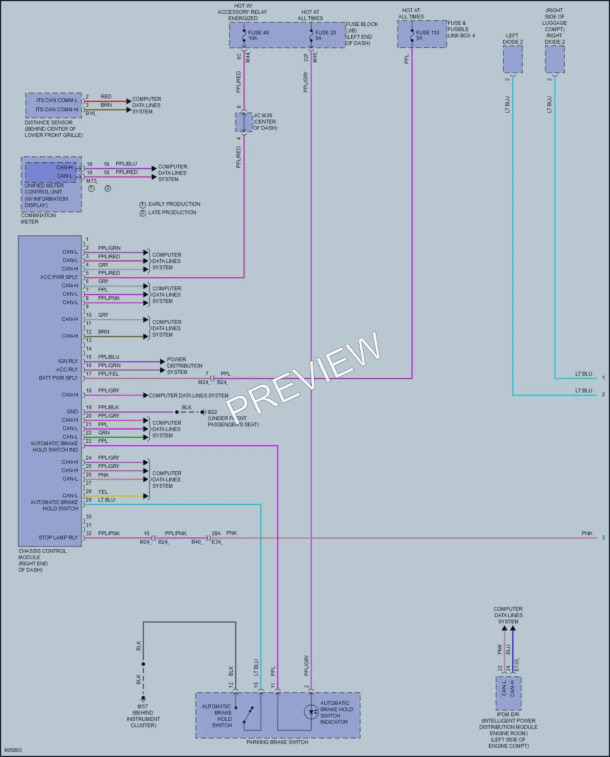 2025 Nissan Rogue Electronic Suspension wiring diagram preview