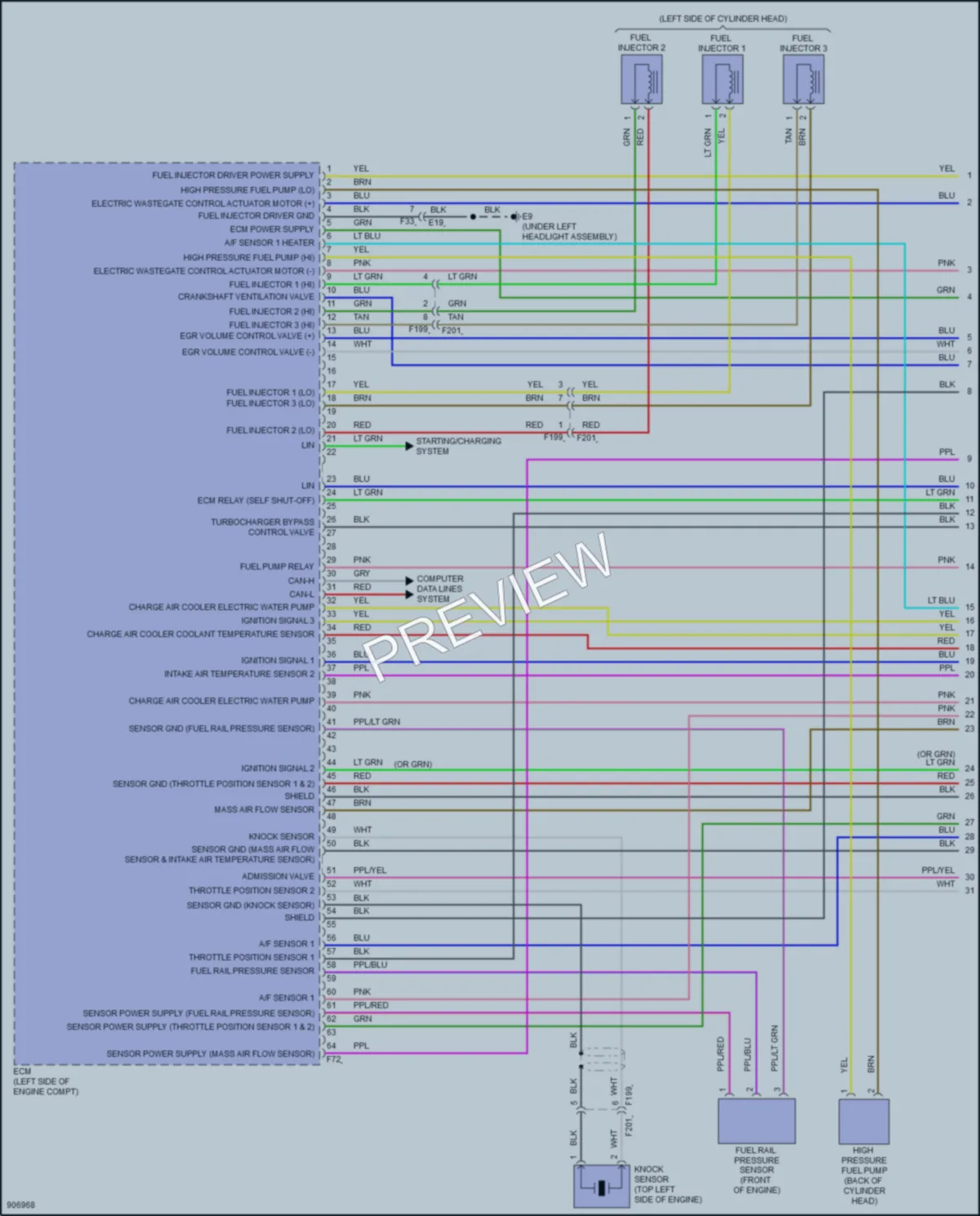 2025 Nissan Rogue Engine Performance wiring diagram preview