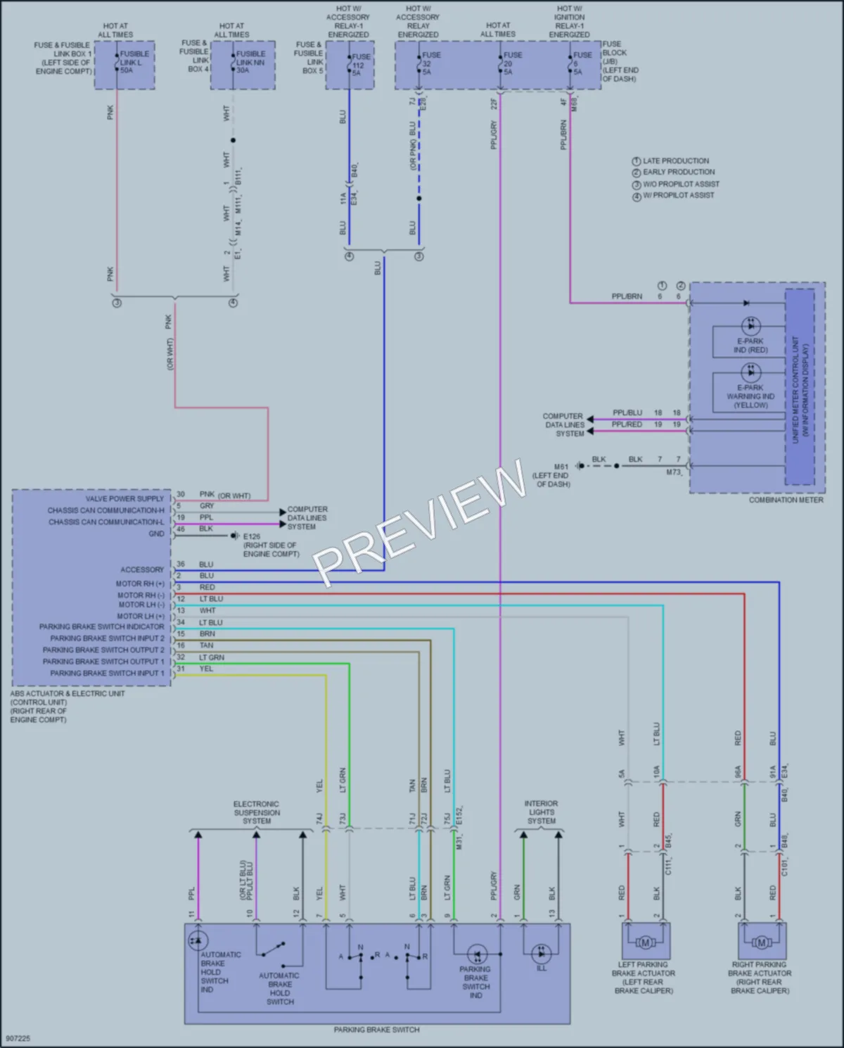 2025 Nissan Rogue Shift Interlock wiring diagram preview
