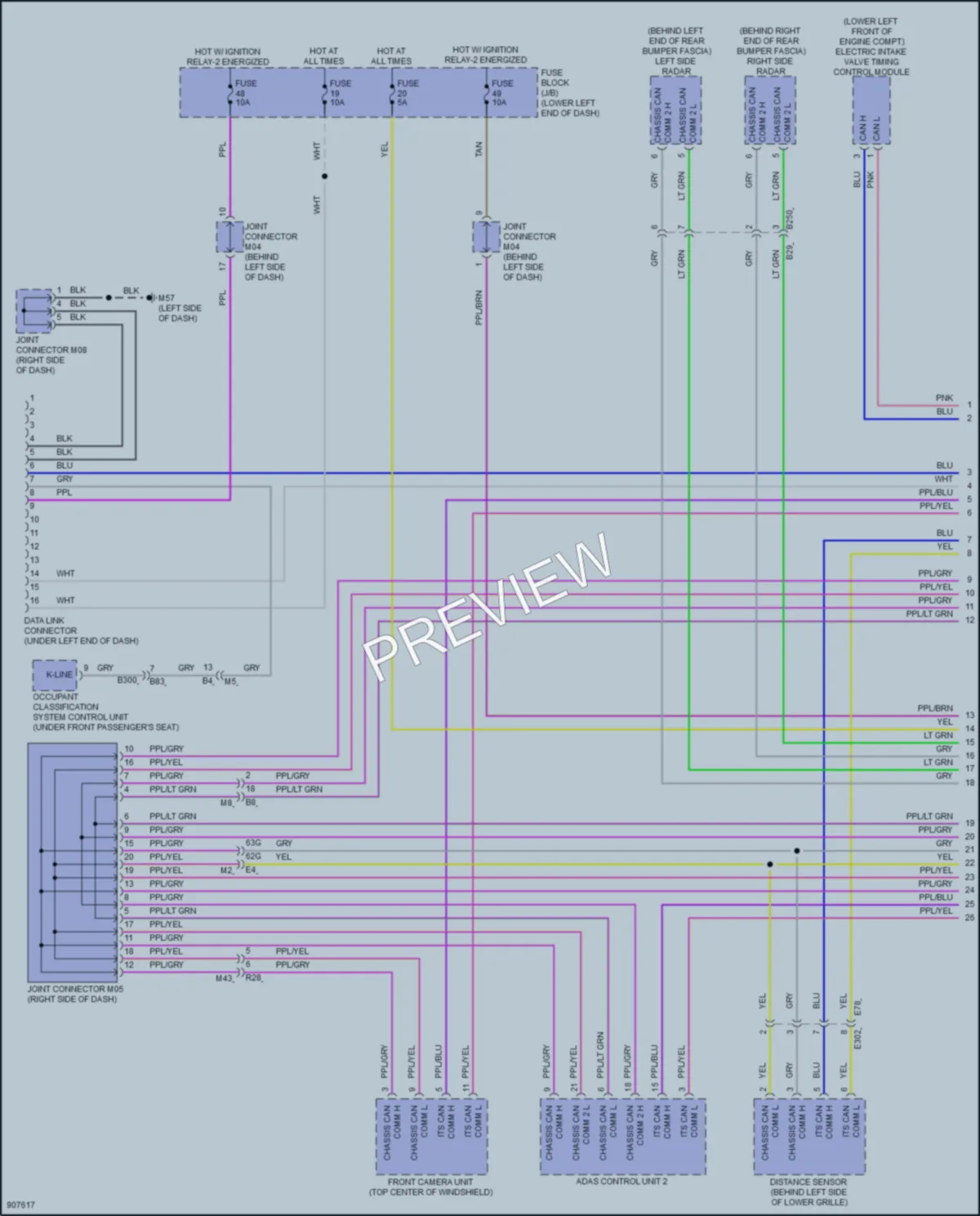 2025 Nissan Sentra Computer Data Lines wiring diagram preview