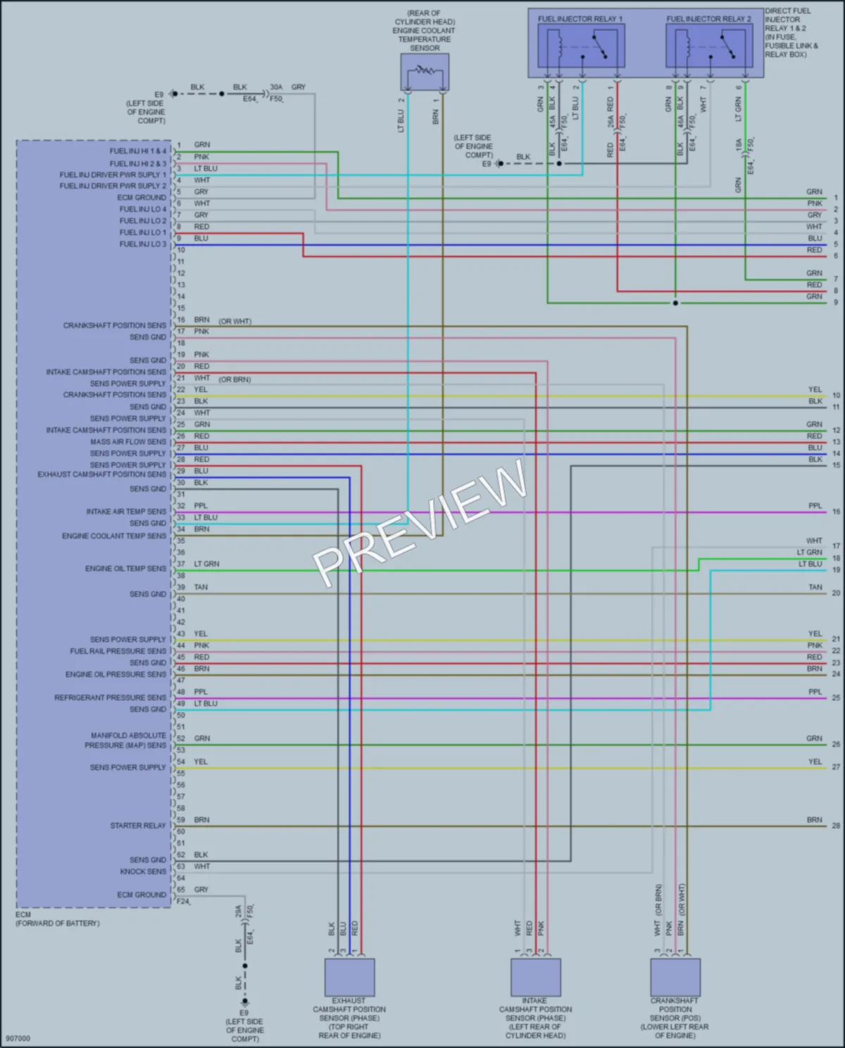 2025 Nissan Sentra Engine Performance wiring diagram preview