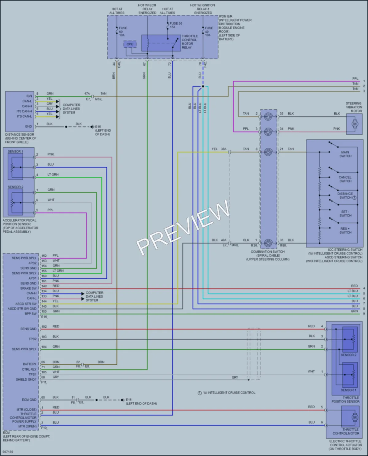 2025 Nissan Versa Cruise Control wiring diagram preview
