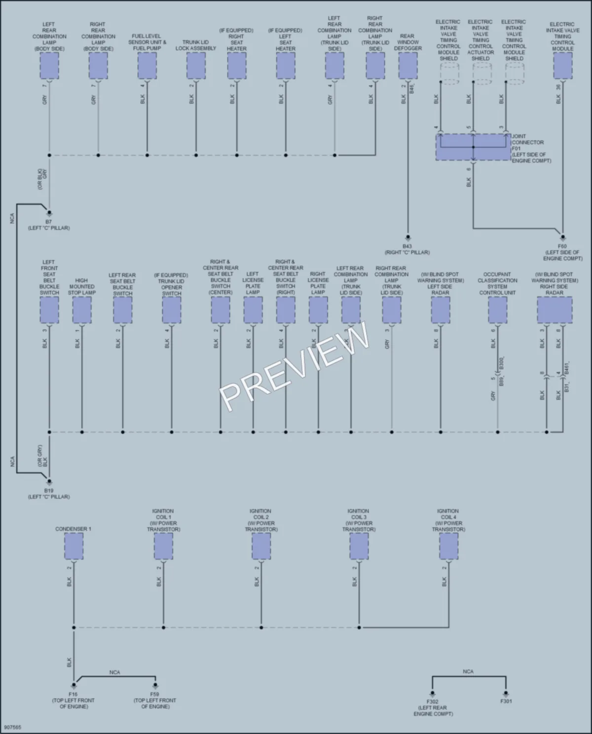2025 Nissan Versa Ground Distribution wiring diagram preview
