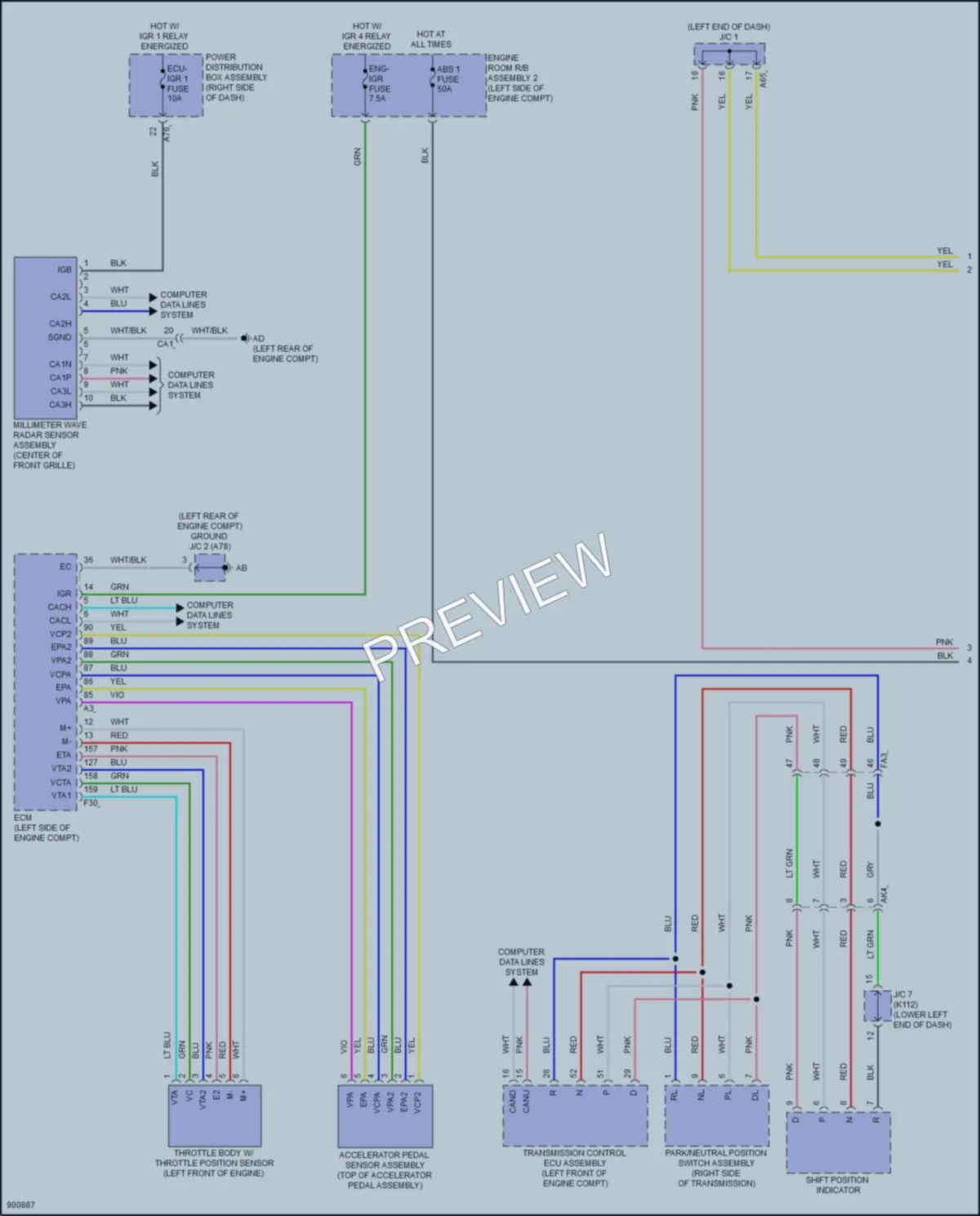 2025 Toyota 4Runner Cruise Control wiring diagram preview