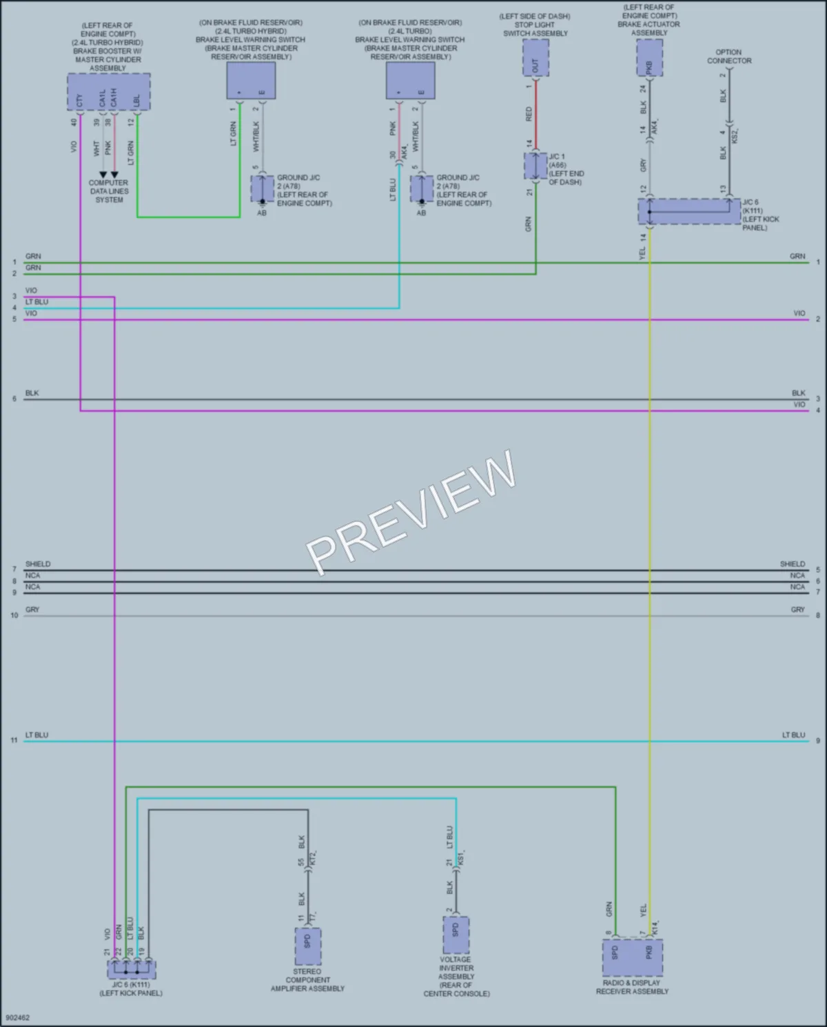 2025 Toyota 4Runner Instrument Cluster wiring diagram preview