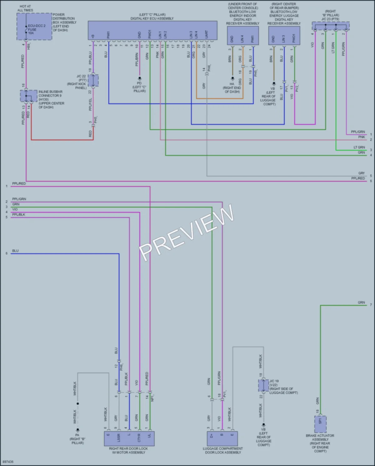 2025 Toyota CamryHybrid Anti Theft wiring diagram preview