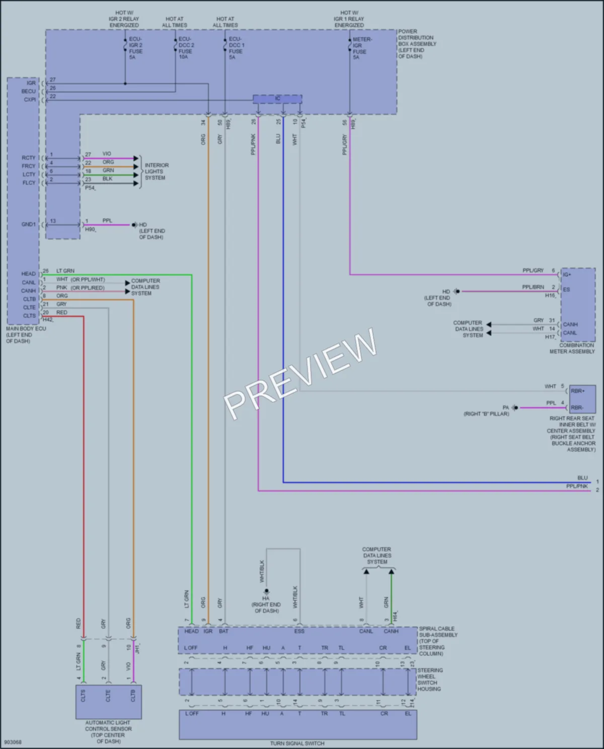 2025 Toyota CamryHybrid Warning Systems wiring diagram preview
