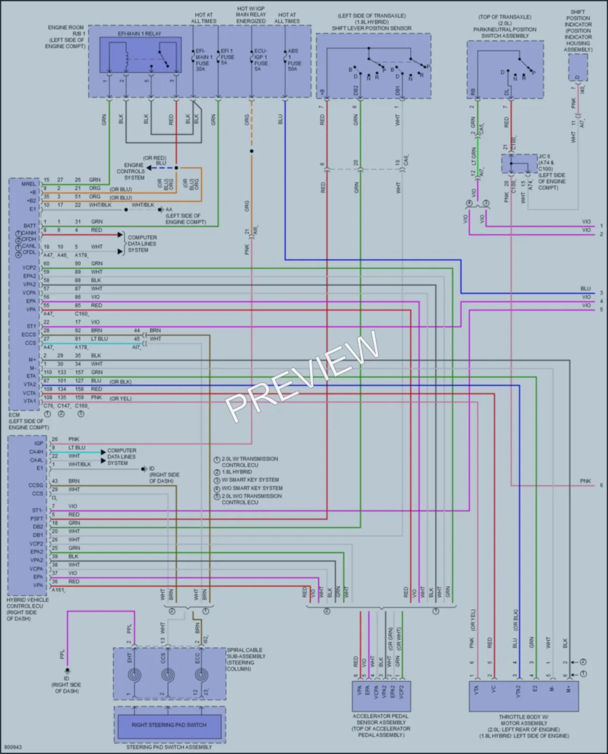 2025 Toyota Corolla Cruise Control wiring diagram preview
