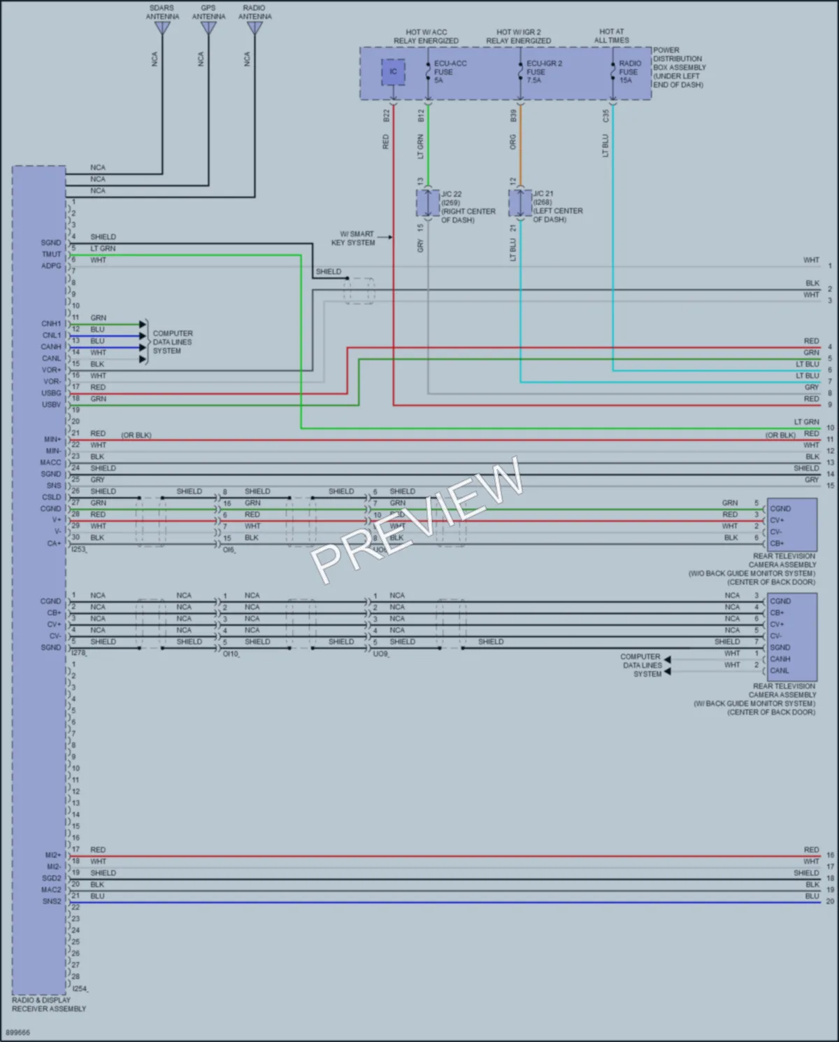 2025 Toyota CorollaCross Radio wiring diagram preview
