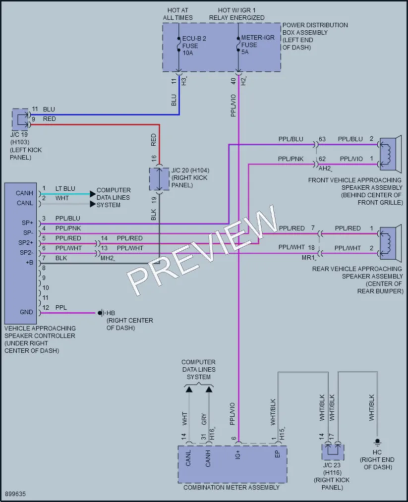 2025 Toyota CrownSignia Active Bodyworks wiring diagram preview