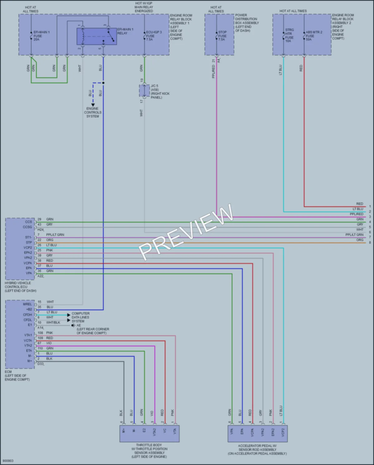 2025 Toyota CrownSignia Cruise Control wiring diagram preview