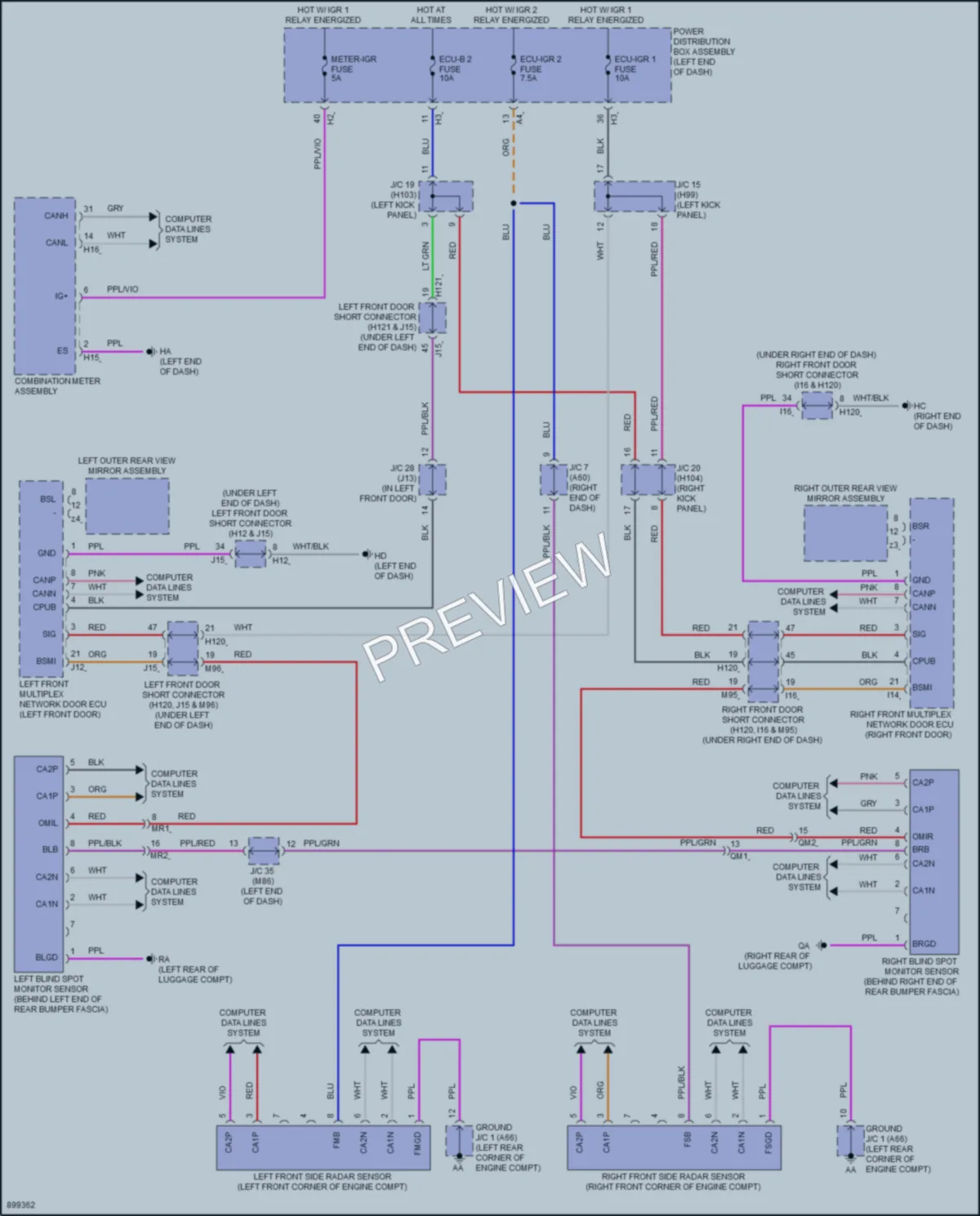 2025 Toyota CrownSignia Navigation wiring diagram preview