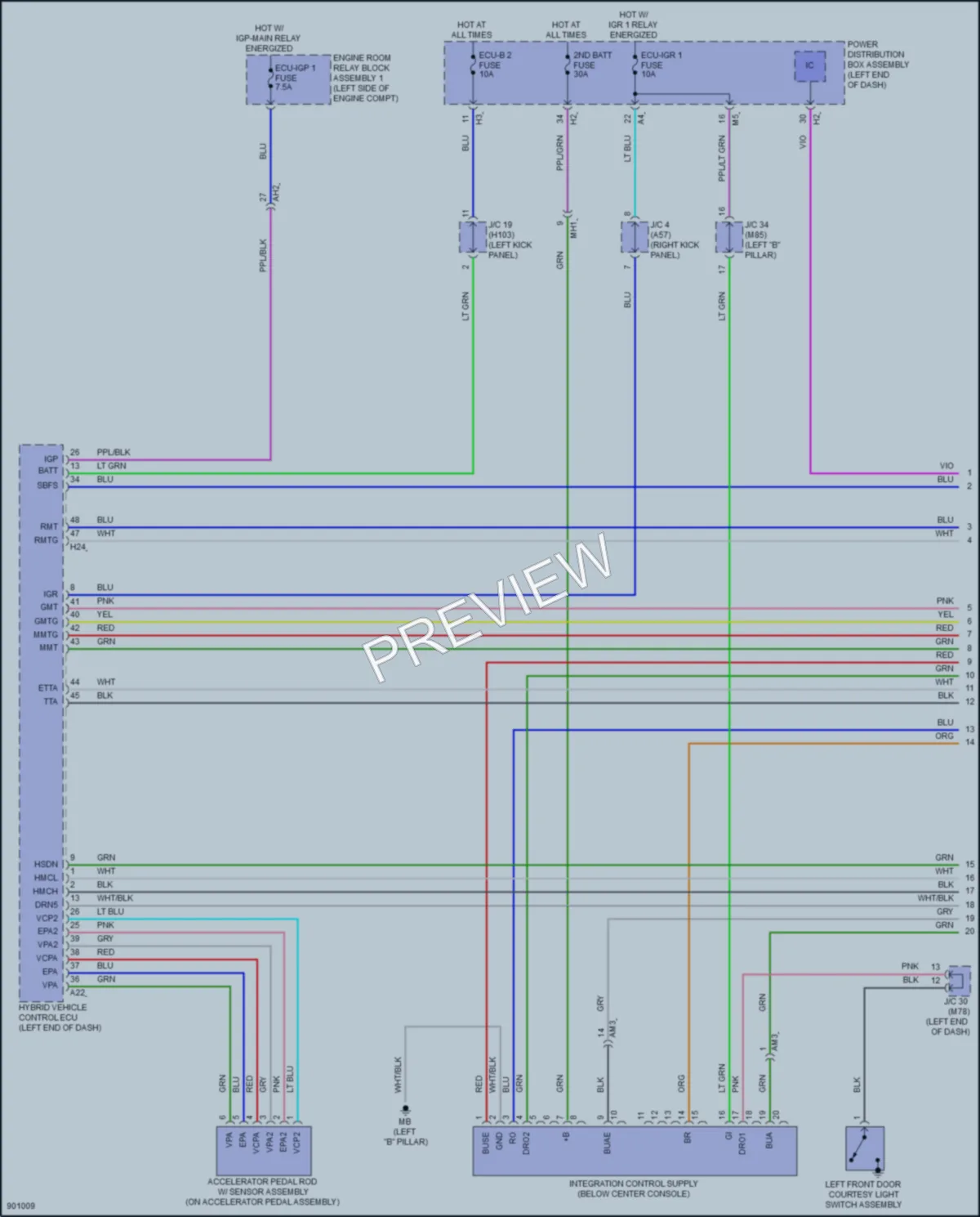 2025 Toyota CrownSignia Transmission wiring diagram preview