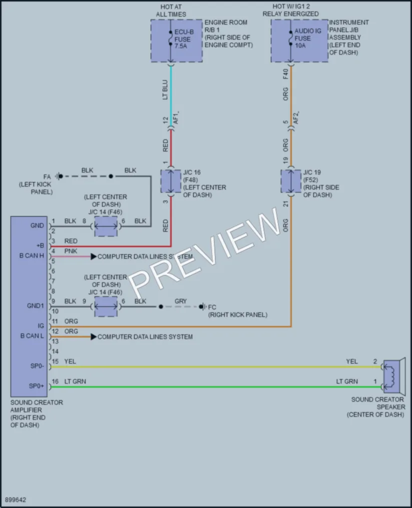 2025 Toyota GR86 Active Bodyworks wiring diagram preview