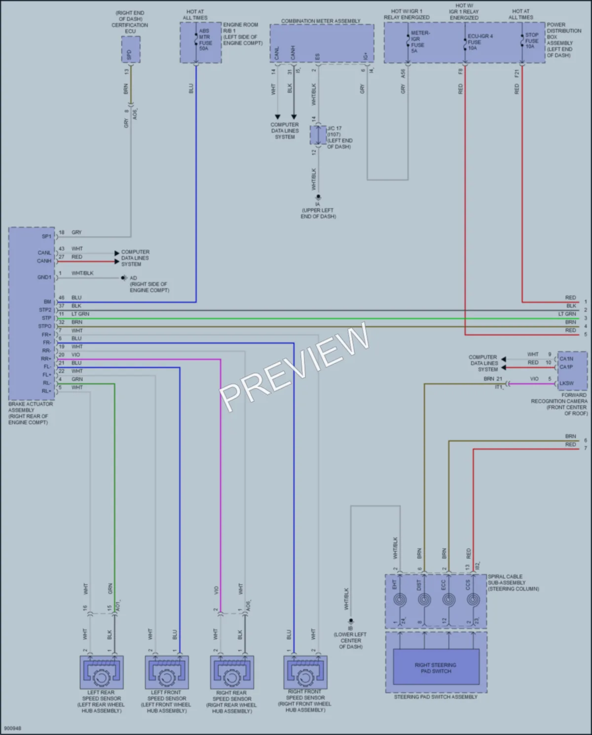 2025 Toyota GRCorolla Cruise Control wiring diagram preview