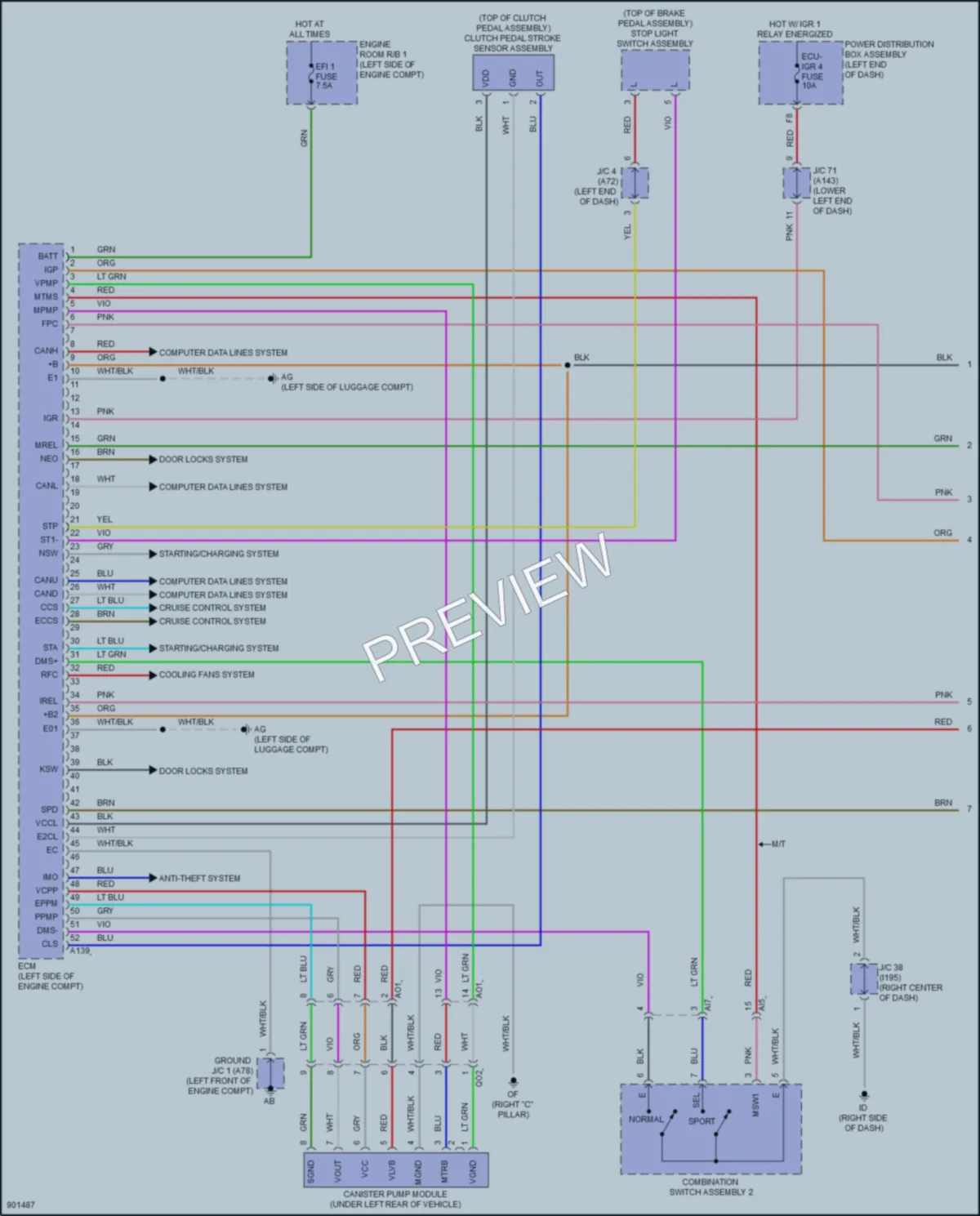 2025 Toyota GRCorolla Engine Performance wiring diagram preview
