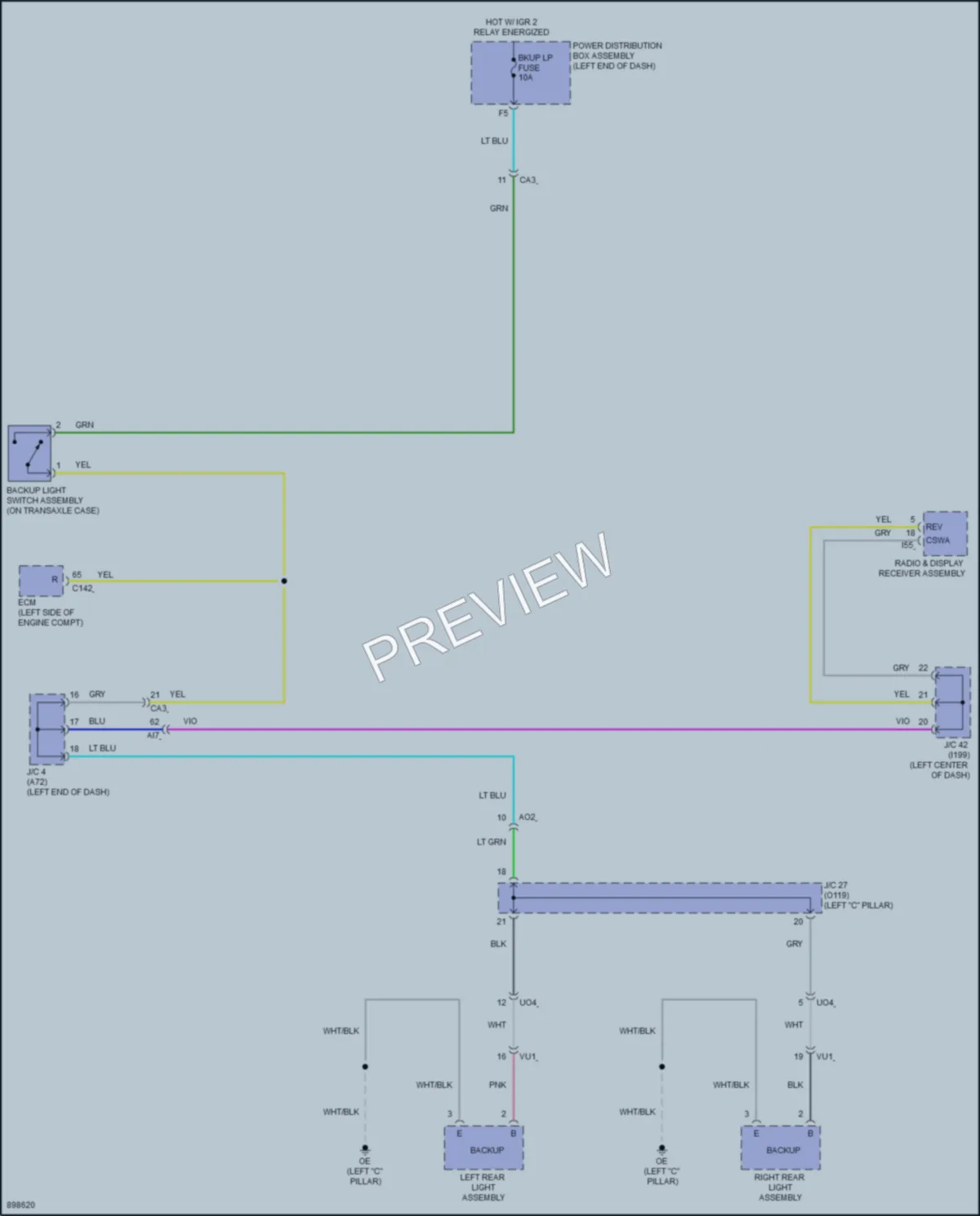 2025 Toyota GRCorolla Exterior Lights wiring diagram preview