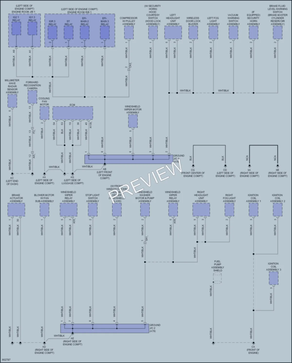 2025 Toyota GRCorolla Ground Distribution wiring diagram preview
