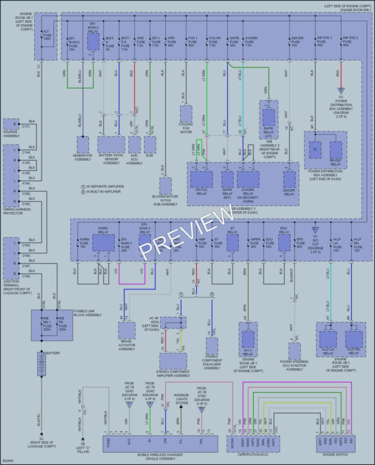 2025 Toyota GRCorolla Power Distribution wiring diagram preview
