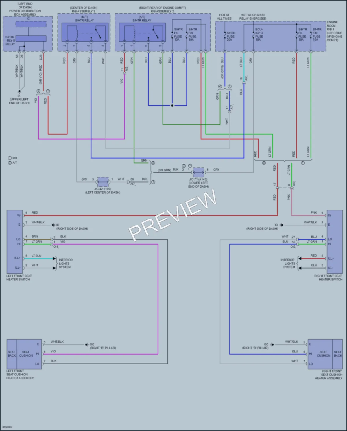 2025 Toyota GRCorolla Power Seats wiring diagram preview