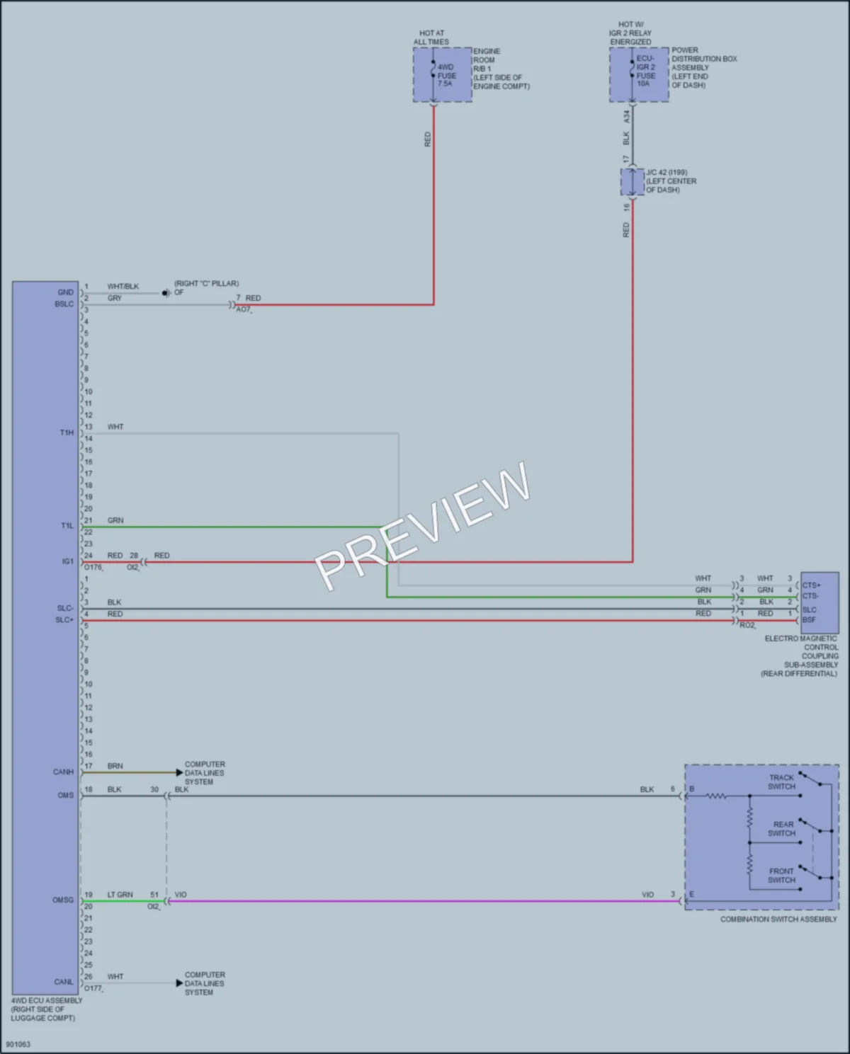 2025 Toyota GRCorolla Transmission wiring diagram preview