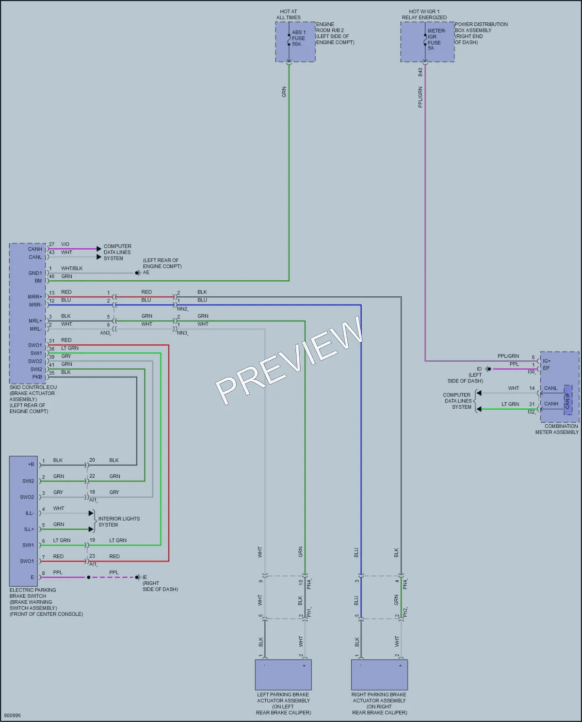 2025 Toyota Sequoia Shift Interlock wiring diagram preview