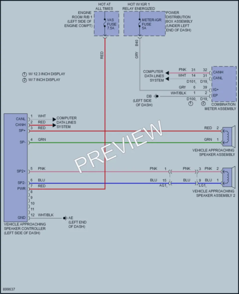2025 Toyota Sienna Active Bodyworks wiring diagram preview