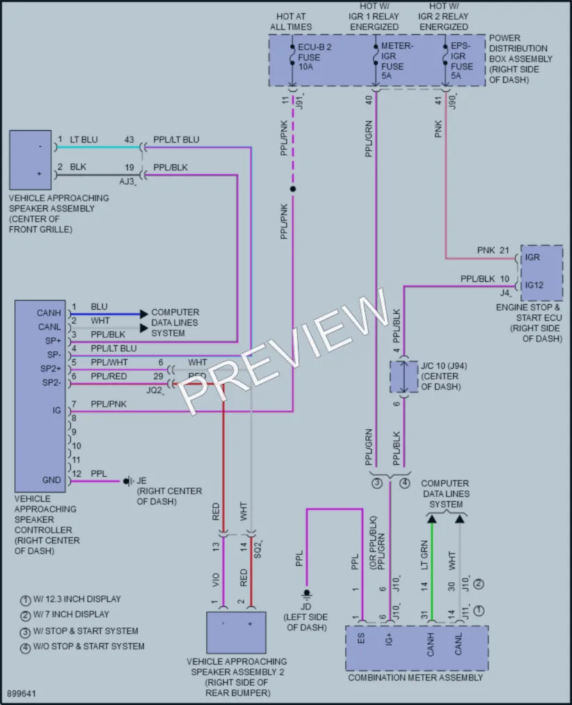 2025 Toyota Tacoma Active Bodyworks wiring diagram preview