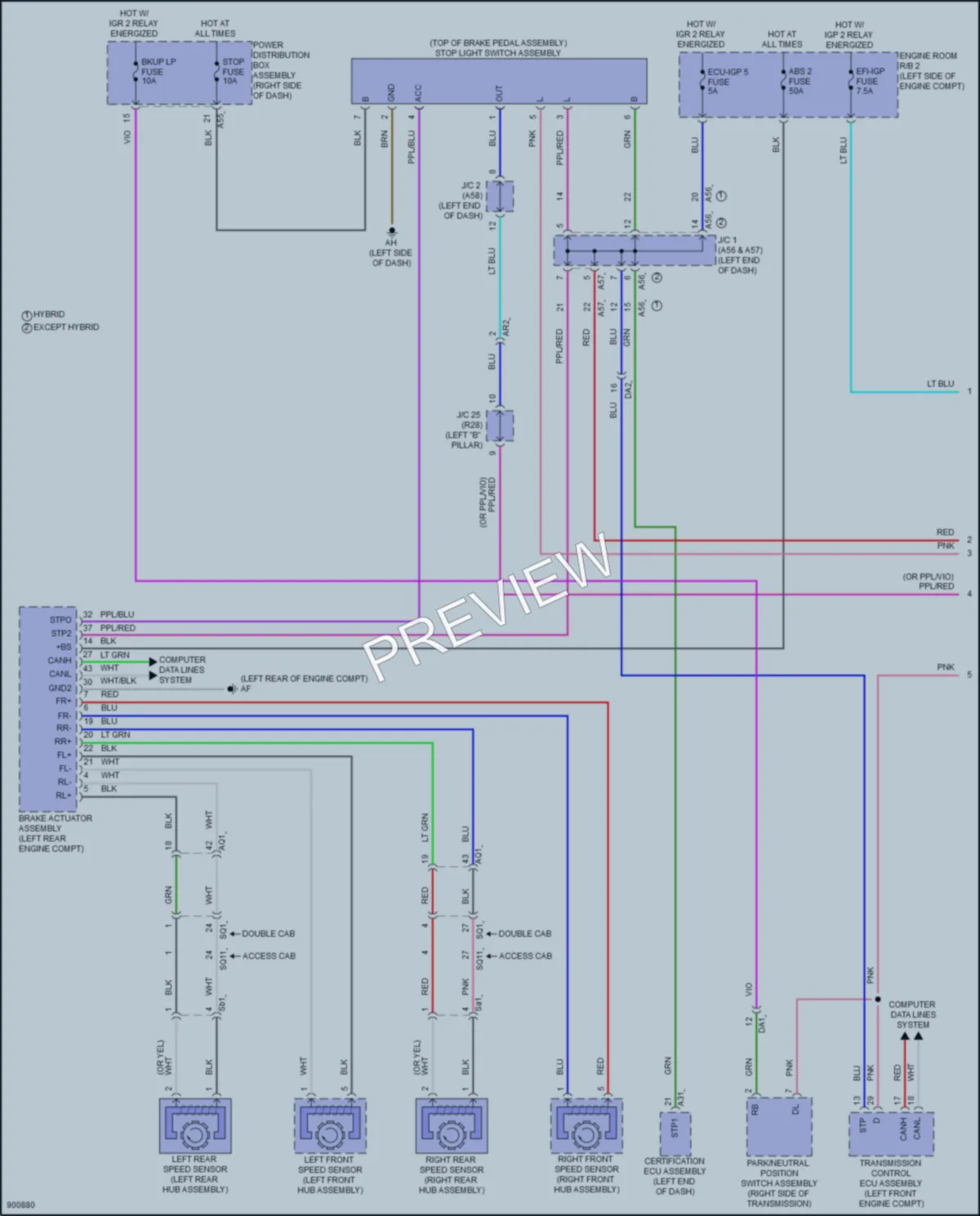 2025 Toyota Tacoma Cruise Control wiring diagram preview