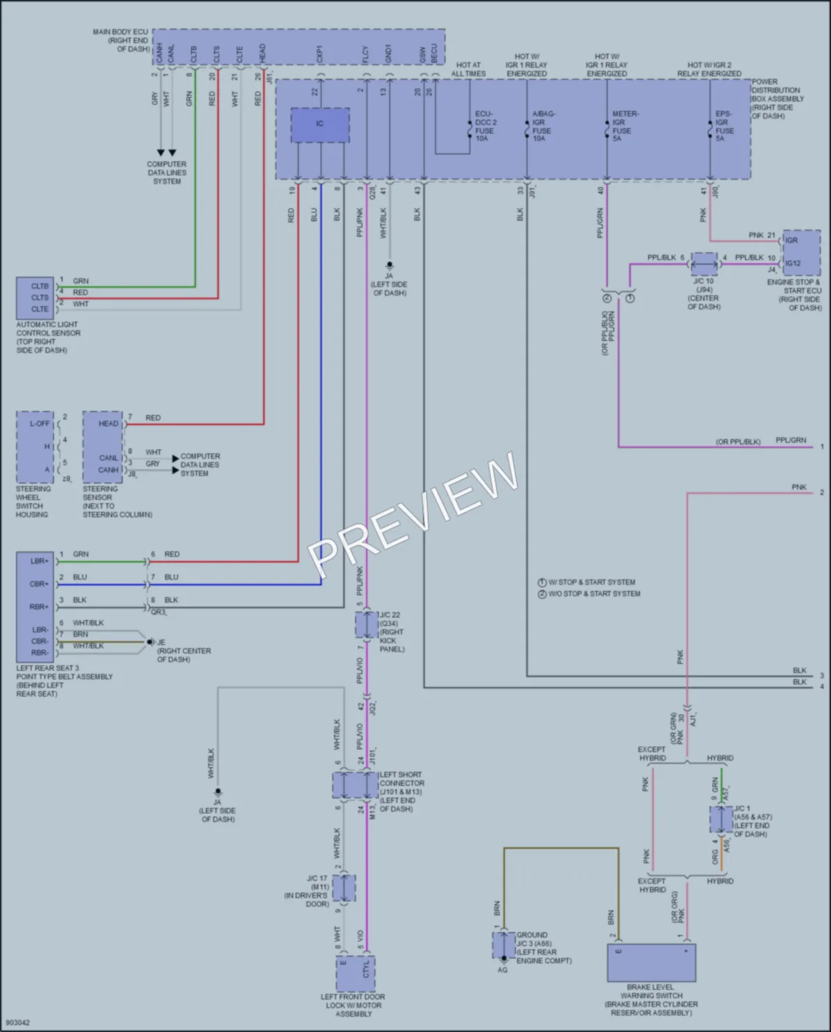 2025 Toyota Tacoma Warning Systems wiring diagram preview