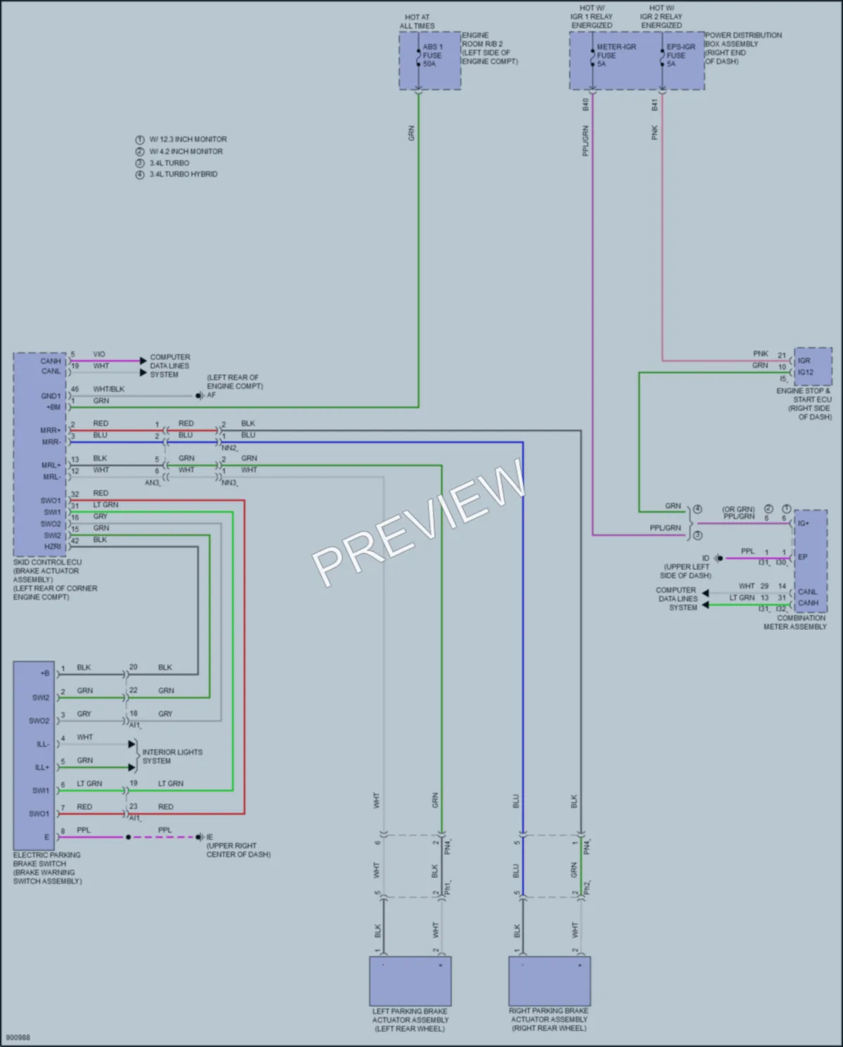 2025 Toyota Tundra Shift Interlock wiring diagram preview