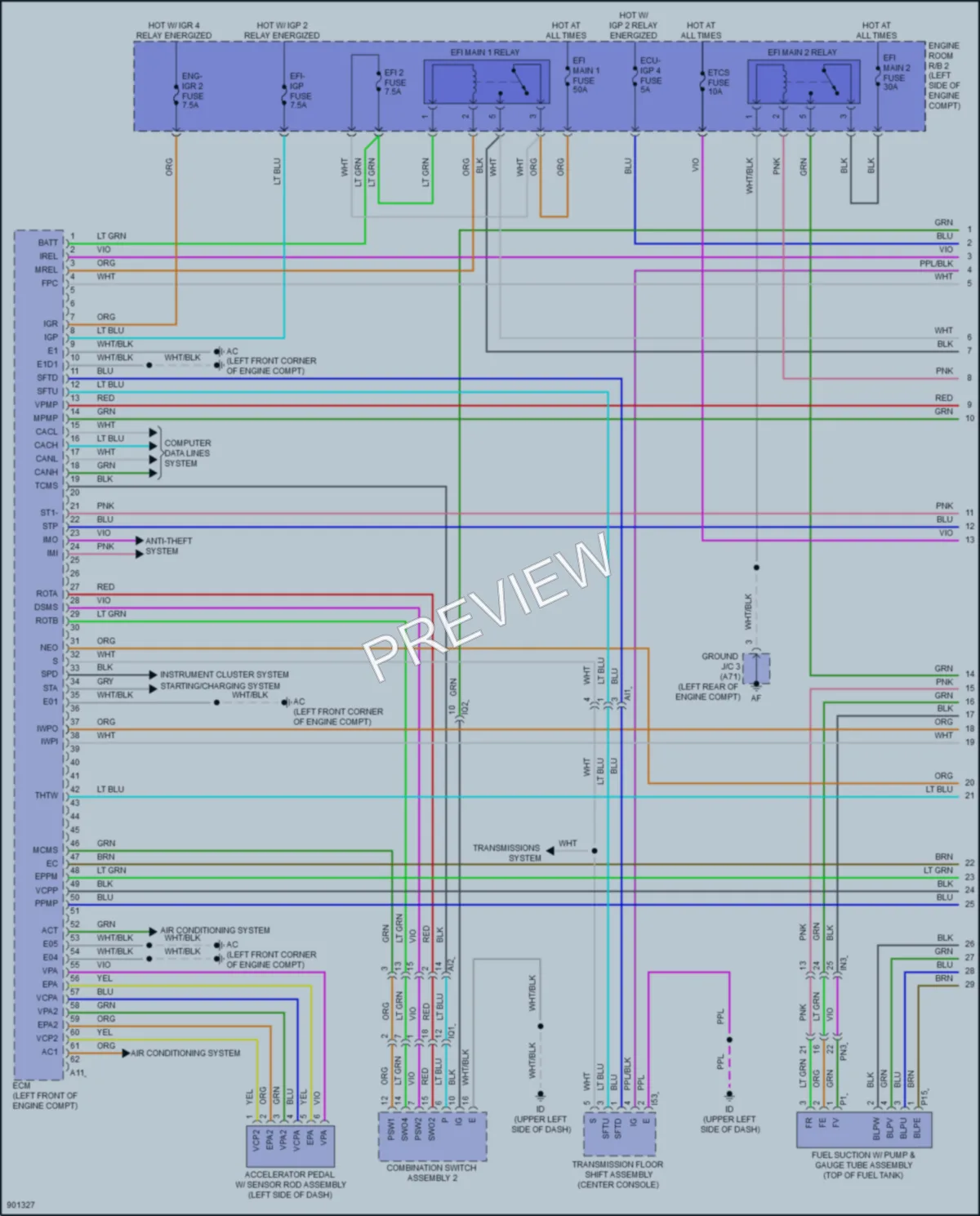 2025 Toyota TundraHybrid Engine Performance wiring diagram preview